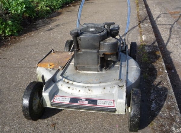 Mistakes Shooting someone over a lawn mower like this one.