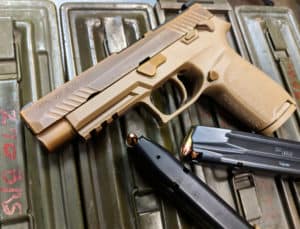 sig sauer m17 and magazines