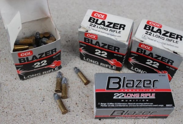 old corroded blazer 22 ammo