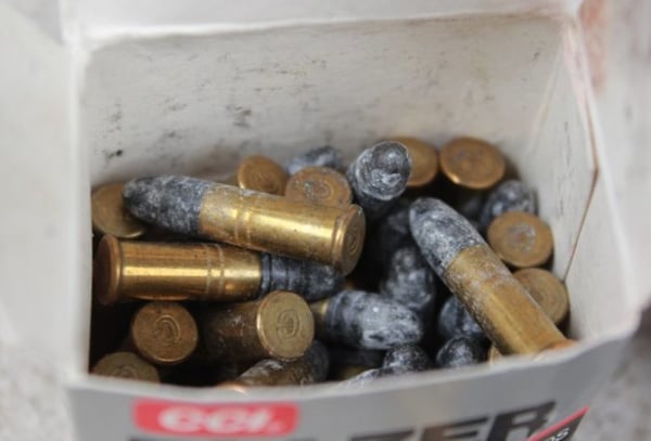 old corroded ammo