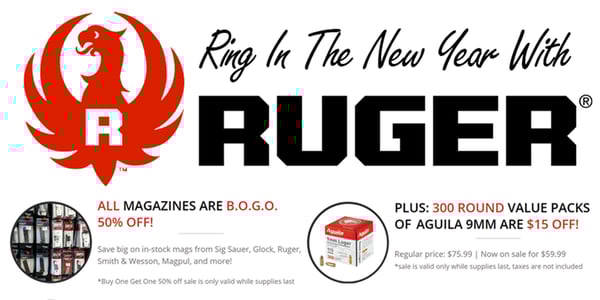 RUGER SALE AT MAXON SHOOTERS featured