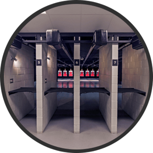 maxon shooters range with red targets