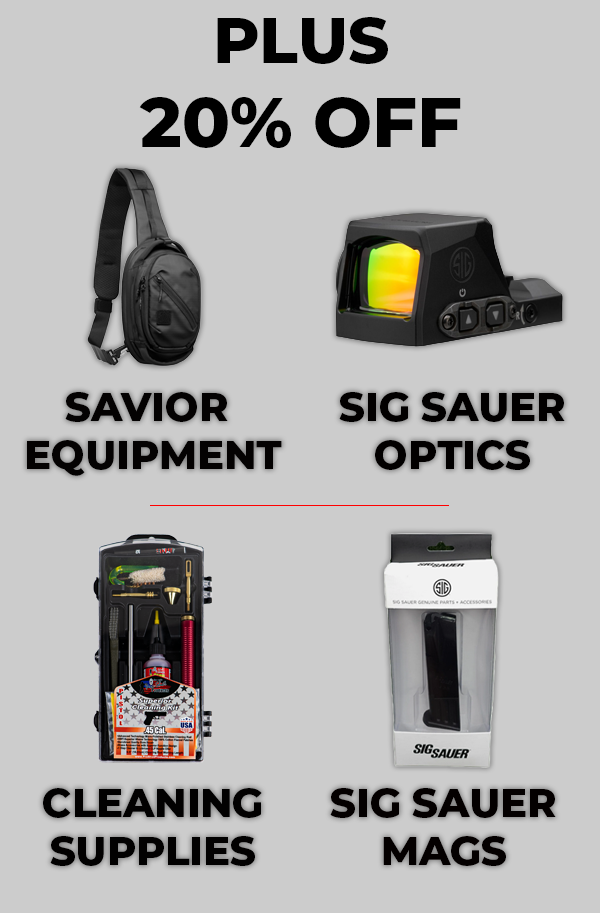 Sig Sauer black text slaes