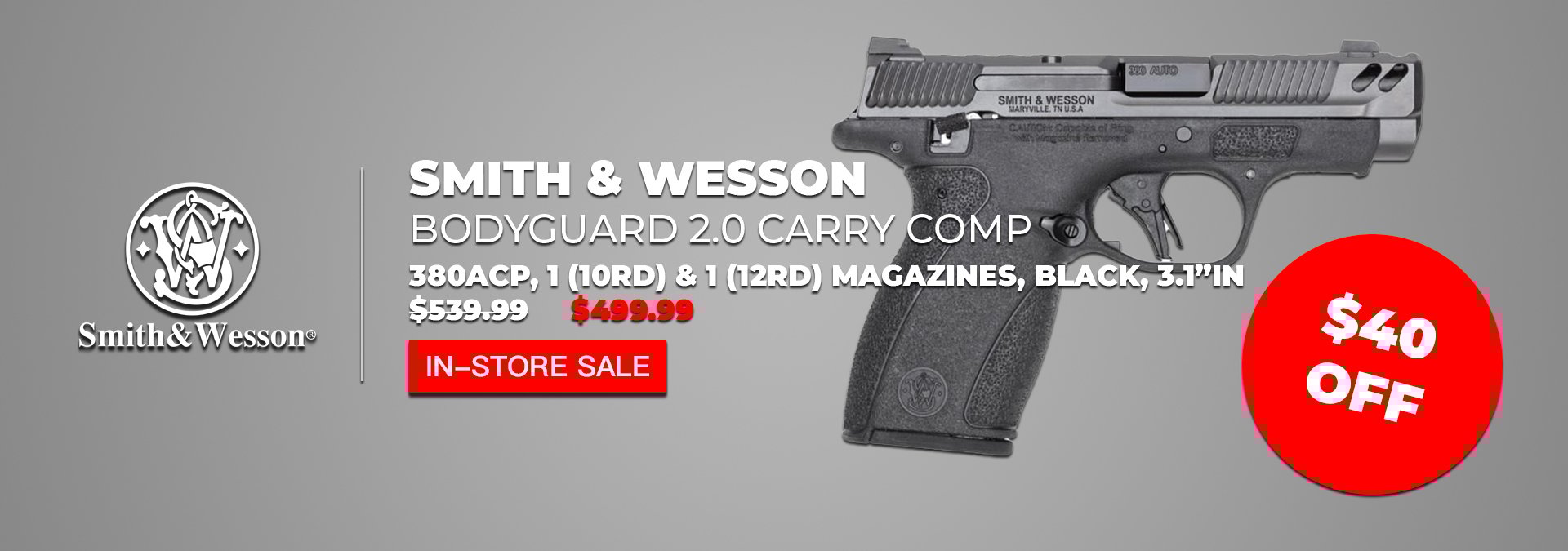 Smith and Wesson Bodyguard 2.0 CC