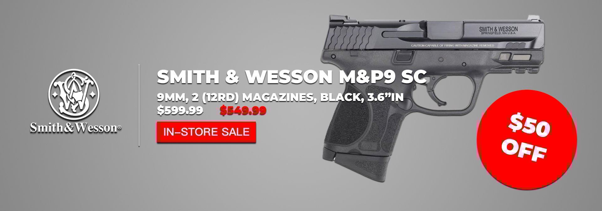 Smith and Wesson M&P9 M2.0 SC
