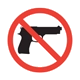 no carry illinois sign icon