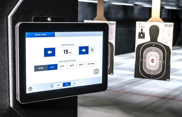touchscreen in the shooting range at maxon shooters touchscreen in the shooting range at maxon shooters